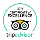 Tripadvisor - 2016 Certificate of Excellence